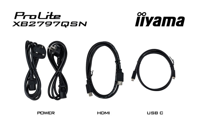 Iiyama ProLite XB2797QSN-B1 Monitor de 27 pulgadas Quad HD IPS Black