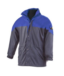 FINSTOCK Chubasquero Interactivo de Abrigo Azul XXL