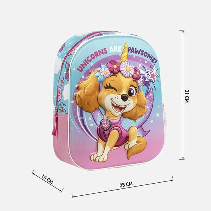 Cerdá Mochila Infantil 3D Skye Paw Patrol Rosa