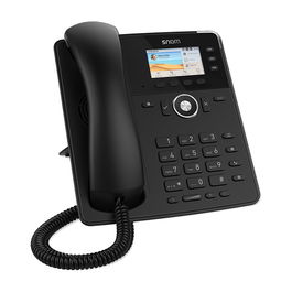 Snom D717 Schwarz Teléfono IP Negro con 3 líneas y pantalla TFT de 2.7"