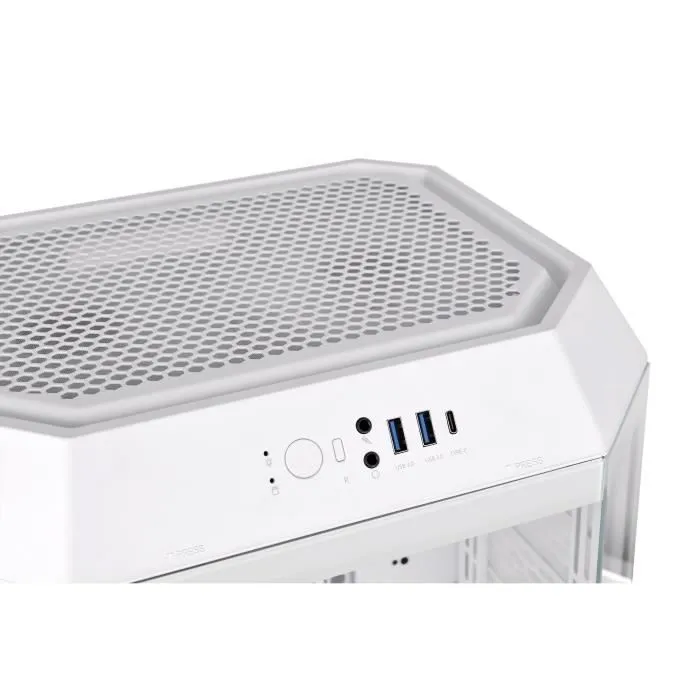 Thermaltake The Tower 300 Snow - Caja de PC Minitorre Blanco, Micro-ATX, Sin Fuente, THE1709122841478
