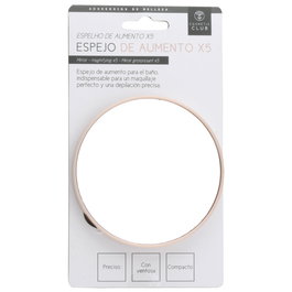 Cosmetic Club Espejo de Aumentos 5x Diámetro 9,2 cm Cosmética con Ventosas Colores Surtidos