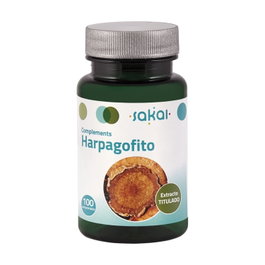 Sakai Harpagofito 100 comprimidos - Extracto titulado de Harpagofito, complemento alimenticio calmante