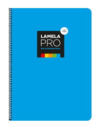 Lamela Bloc Tapa Extra Dura Fº 100H Cuadrovia 4 Mm Azul (5 Colores En Banda) (Set de 5)