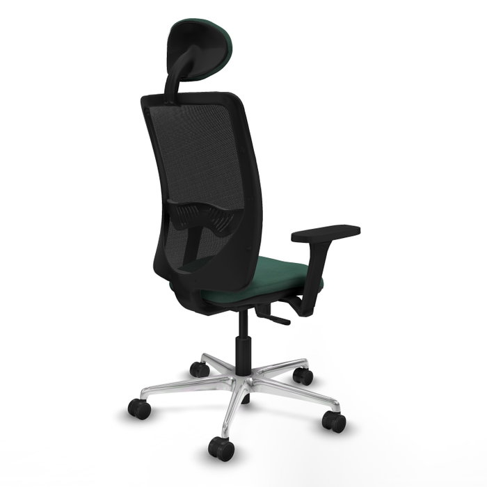 PIQUERAS Y CRESPO Silla de oficina Zulema con mecanismo Sincro, Verde botella y Negro PIQUERAS Y CRESPO Silla de oficina Zulema con mecanismo Sincro, Verde botella y Negro