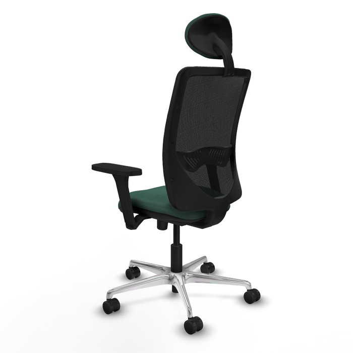 PIQUERAS Y CRESPO Silla de oficina Zulema con mecanismo Sincro, Verde botella y Negro PIQUERAS Y CRESPO Silla de oficina Zulema con mecanismo Sincro, Verde botella y Negro