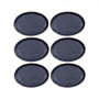 Summa Moon Blue Fuente Oval Azul (Set de 6) 23x17 cm
