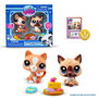Bandai BF00525 Pack 2 Figuras Mascotas Littlest Pet Shop con Accesorios
