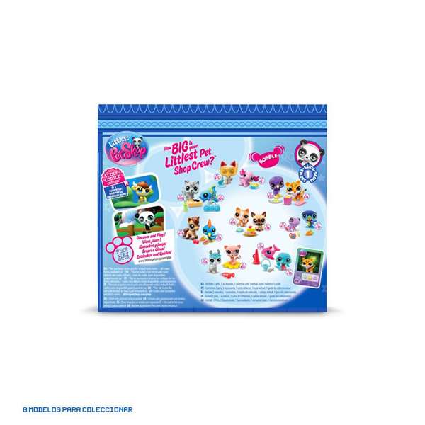 Bandai BF00525 Pack 2 Figuras Mascotas Littlest Pet Shop con Accesorios