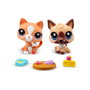 Bandai BF00525 Pack 2 Figuras Mascotas Littlest Pet Shop con Accesorios