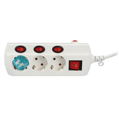 GSC Evolution Base múltiple 3T con multi interruptor 3x1.5mm 1,5M