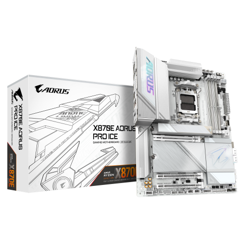 Gigabyte X870E AORUS PRO ICE ATX Blanco