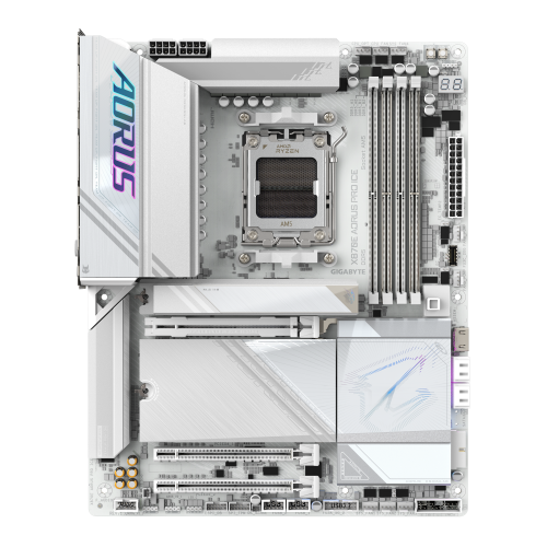 Gigabyte X870E AORUS PRO ICE ATX Blanco