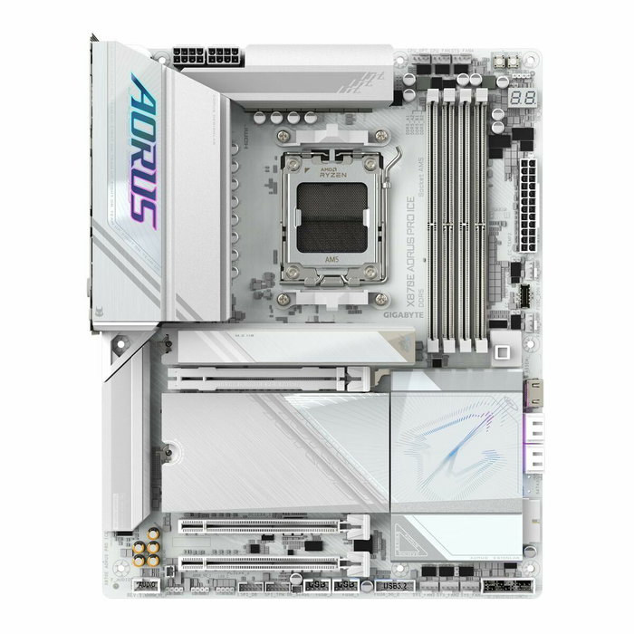 Gigabyte X870E AORUS PRO ICE ATX Blanco