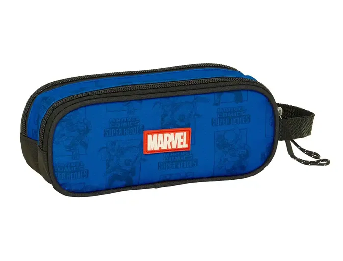 Safta Estuche portatodo Avengers Marvel con doble cremallera