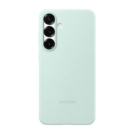 Samsung Funda de silicona verde agua para Galaxy S25+