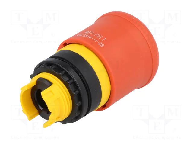 Eaton M22-PVLT Interruptor de botón giratorio con traba e iluminado 38mm Eaton M22-PVLT Interruptor de botón giratorio con traba e iluminado 38mm