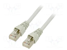 TELEGÄRTNER Patch cord Cat 5 F/UTP 3m Gris