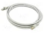 TELEGÄRTNER Patch cord Cat 5 F/UTP 3m Gris