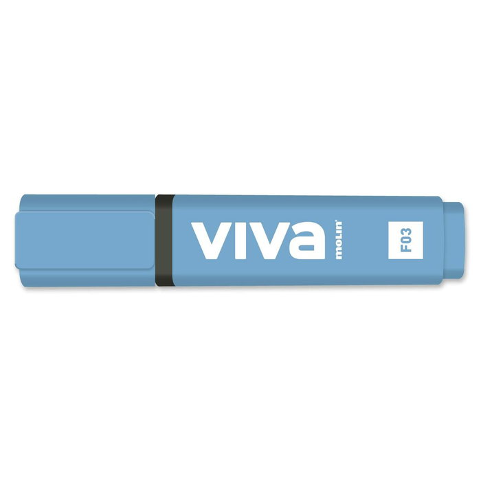 Molin Marcador Fluorescente Viva Azul (Set de 10) Molin Marcador Fluorescente Viva Azul (Set de 10)