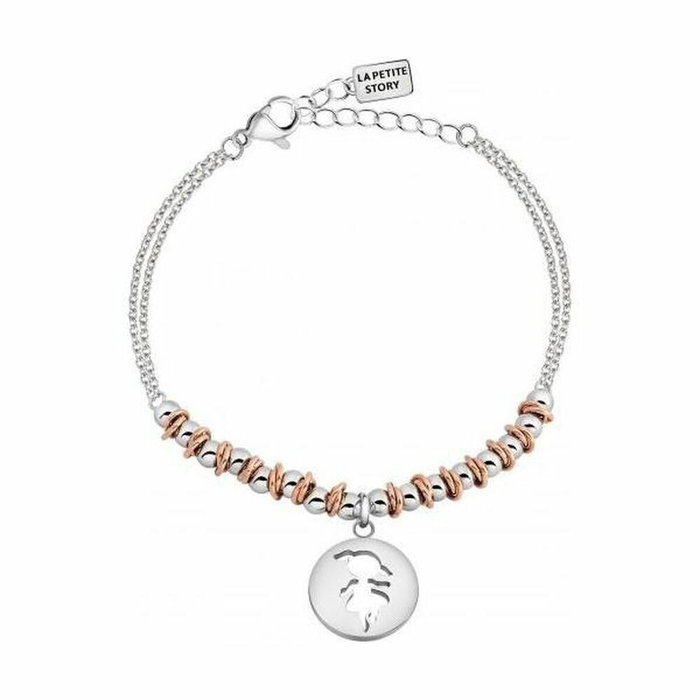 La Petite Story Pulsera LPS05AQL03 en Acero Inoxidable Gris