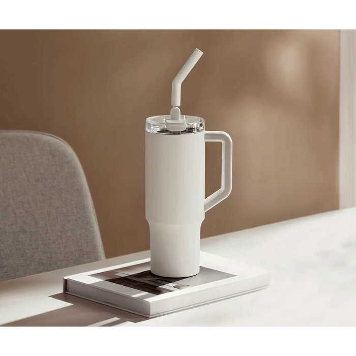 Xiaomi Straw Mug Taza Térmica Blanca 1L