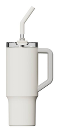 Xiaomi Straw Mug Térmico con Pajita, Modelo XMXGB01PL, Color Blanco, Capacidad 1 Litro (1000ml), Ideal para Bebidas Frías y Calientes, Ref. BHR9540GL