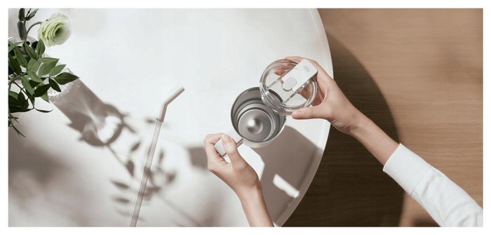 Xiaomi Straw Mug Taza Térmica Blanca 1L