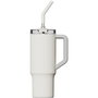 Xiaomi Straw Mug Termo con Pajita, Modelo XMXGB01PL, Botella Aislante de Acero Inoxidable 316L, Capacidad 1000ml (1L), Color Blanco