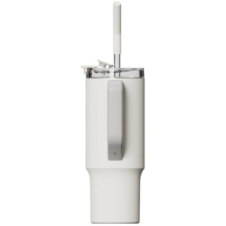 Xiaomi Straw Mug Termo con Pajita, Modelo XMXGB01PL, Botella Aislante de Acero Inoxidable 316L, Capacidad 1000ml (1L), Color Blanco