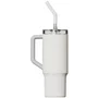 Xiaomi Straw Mug Termo con Pajita, Modelo XMXGB01PL, Botella Aislante de Acero Inoxidable 316L, Capacidad 1000ml (1L), Color Blanco