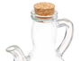 Vivalto Aceitera o Porrón con Tapón de Corcho, Vidrio Transparente, 290 ml, Dimensiones 12x14.5x9.5 cm (Set de 24)