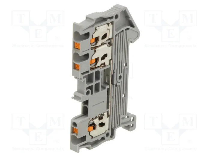 PHOENIX CONTACT XT1.5-TWIN Conector de carril gris PHOENIX CONTACT XT1.5-TWIN Conector de carril gris