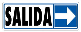 Archivo 2000 Señal Salida (Derecha) 175x65 PVC Gris Adhesiva 6177-06 GS