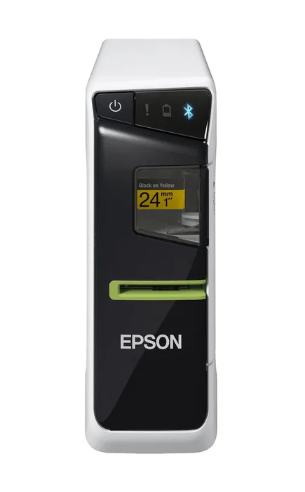 Epson LabelWorks LW-600P Impresora de Etiquetas Portátil, Transferencia Térmica, Bluetooth y USB, 180 DPI, 15 mm/s, Hasta 24 mm de Ancho, para Smartphone y PC