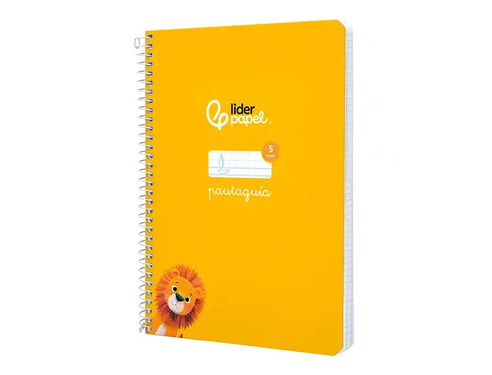 Liderpapel Cuaderno Espiral Pautaguía A5 Tapa Dura Amarillo Liderpapel Cuaderno Espiral Pautaguía A5 Tapa Dura Amarillo