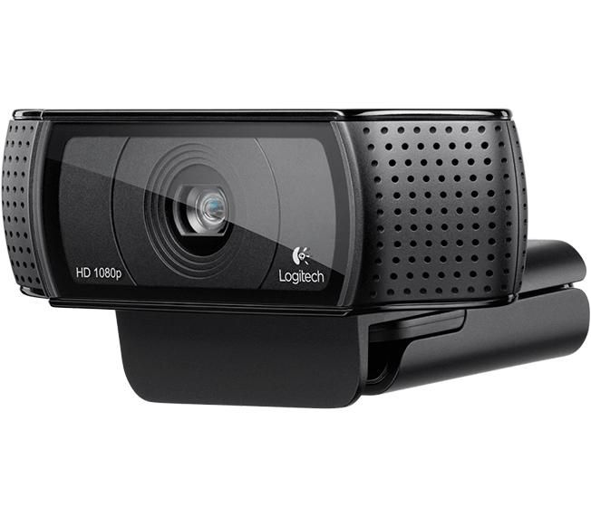 Logitech C920 Webcam USB Full HD 1080p con Microfono Estereo y Enfoque Automatico