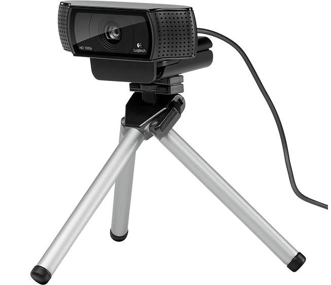 Logitech C920 Webcam USB Full HD 1080p con Microfono Estereo y Enfoque Automatico
