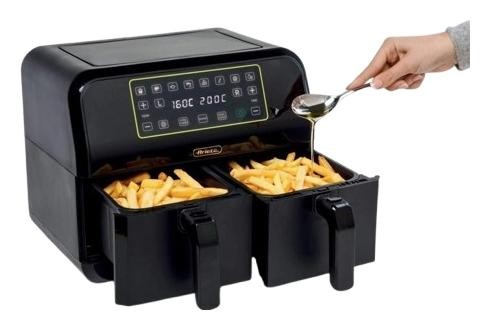 Ariete 4623 Freidora de Aire Dual 4L + 4L Negro