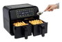 Ariete 4623 Freidora de Aire Dual 4L + 4L Negro