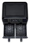 Ariete 4623 Freidora de Aire Dual 4L + 4L Negro