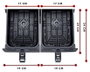 Ariete 4623 Freidora de Aire Dual 4L + 4L Negro
