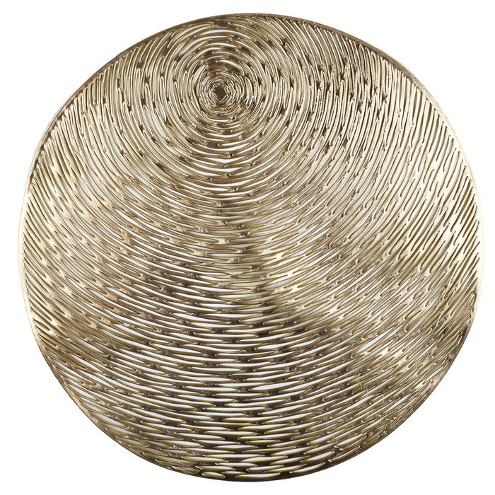 Home Deco Factory Individual Ajoure Diámetro 38 cm Calado Colores Surtidos Dorado Plateado Ideal Fiestas