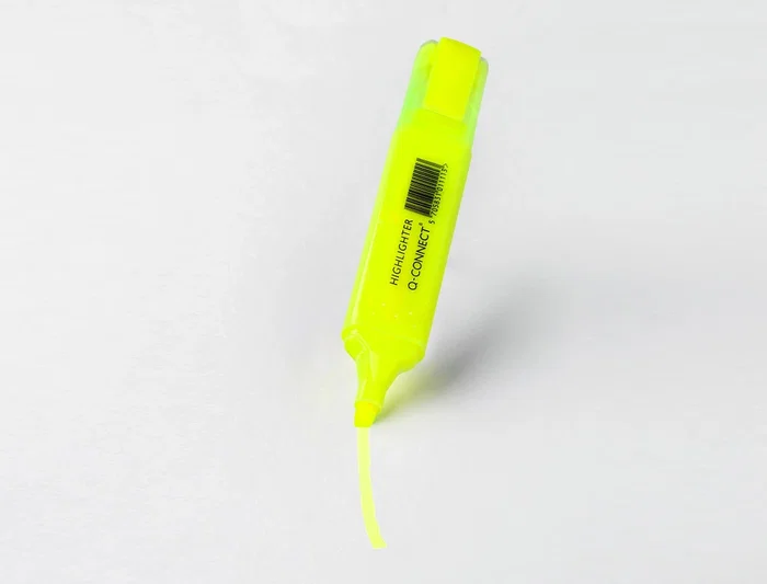 Q-connect Rotulador Fluorescente Amarillo Punta Biselada Trazo 1-5 mm Q-connect Rotulador Fluorescente Amarillo Punta Biselada Trazo 1-5 mm