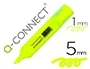 Q-connect Rotulador Fluorescente Amarillo Punta Biselada Trazo 1-5 mm Q-connect Rotulador Fluorescente Amarillo Punta Biselada Trazo 1-5 mm