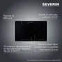 Severin DK1033 Placa de Inducción Portátil, 2 Quemadores, 60 x 38 cm, Negra
