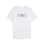 Camiseta de Manga Corta Infantil Puma Essentials Logo Lab B Blanco L