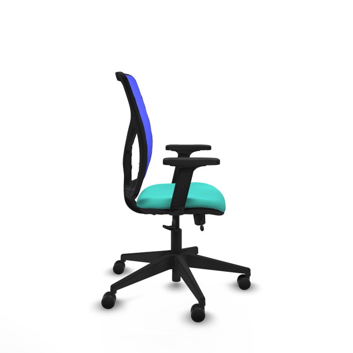 PIQUERAS Y CRESPO Silla de oficina Motilla Sincro/Traslack Turquesa y Azul PIQUERAS Y CRESPO Silla de oficina Motilla Sincro/Traslack Turquesa y Azul