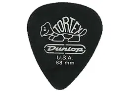 Dunlop Púas Tortex Pitch Black Standard - Pack 72 unidades - 0,88 Mm