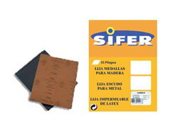 SIFER Set de 10 lijas para agua grano 2000 (230x280 mm)